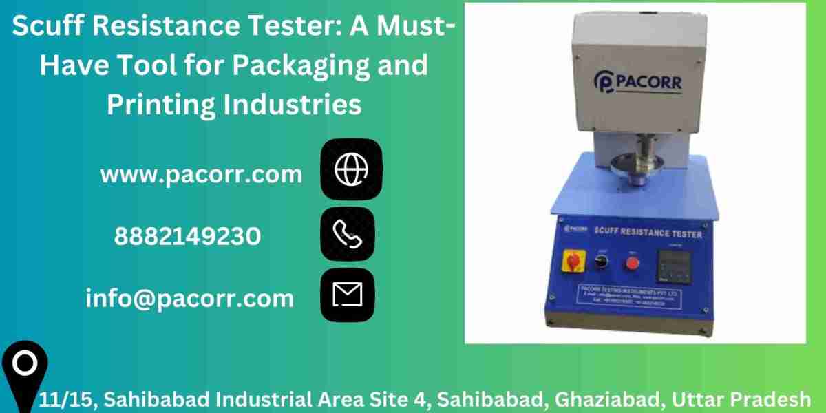 Why the Scuff Resistance Tester is the Backbone of Packaging Durability Testing